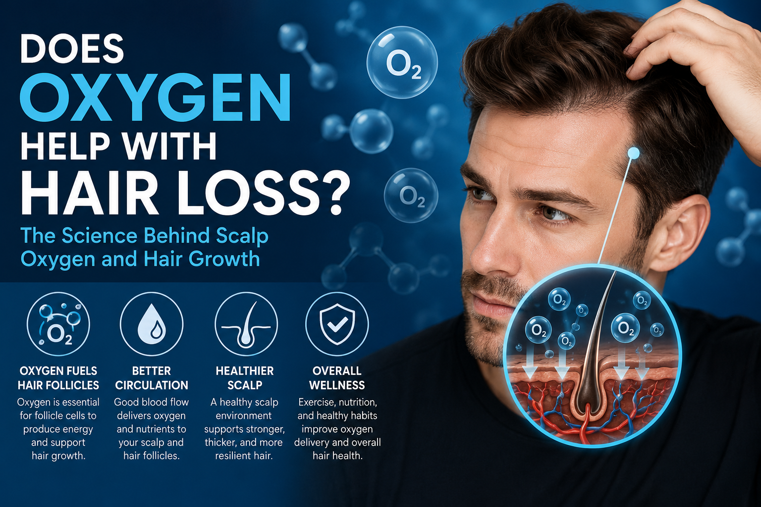 Oxygen hair growth